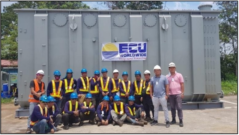 Picture for news item ECU WORLDWIDE- HANDLING OF ONE (1) UNIT 247MT ABB TRANSFORMER (BODY)
