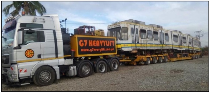 Picture for news item LRT DEPOT in PASAY CITY - LRV TRANSPORT FROM GATE 2 TO GATE 3